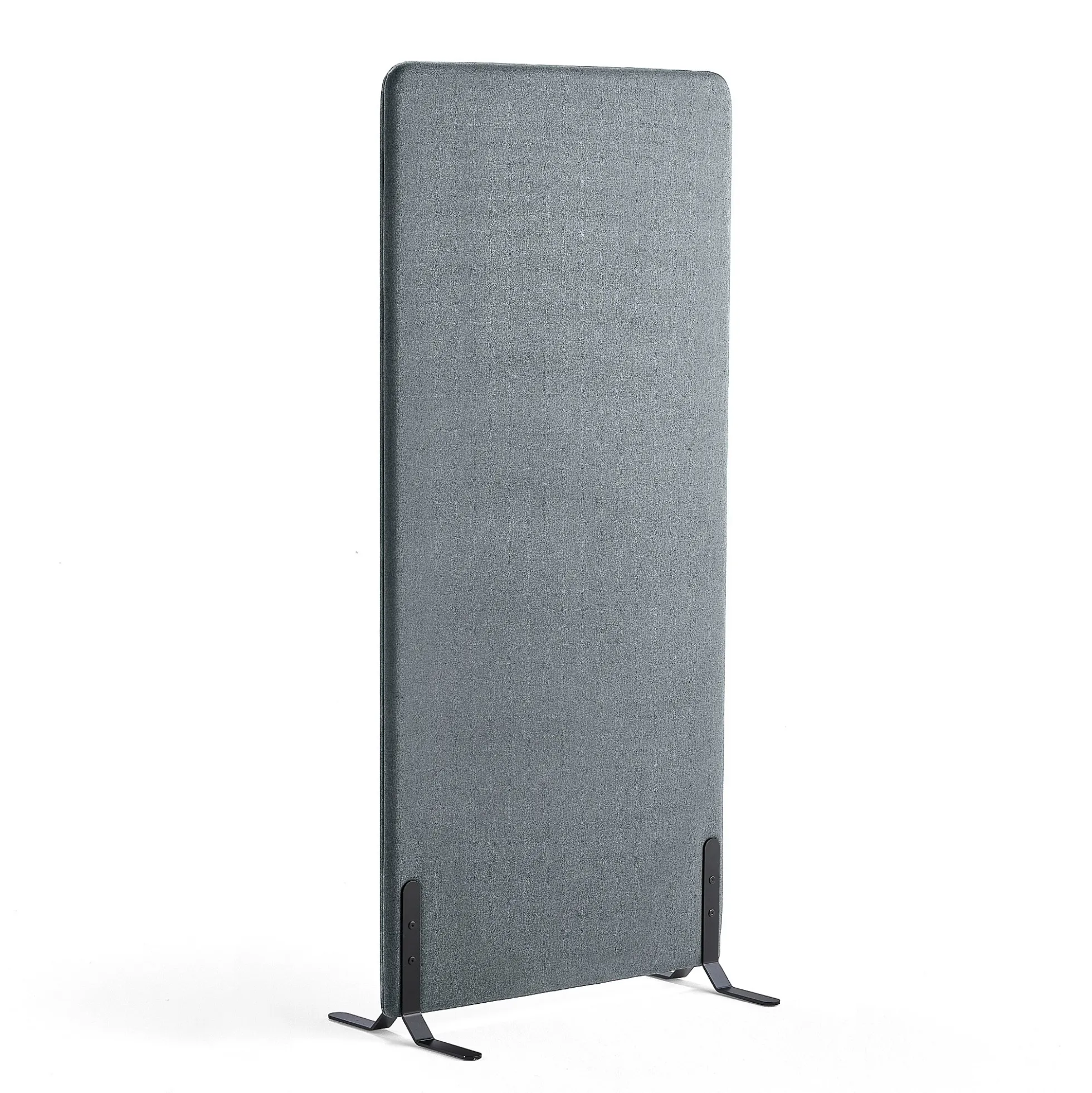 Lattiasermi ZONE 1700x800x46 mm, kangas Rivet, mustat jalat, siniharmaa