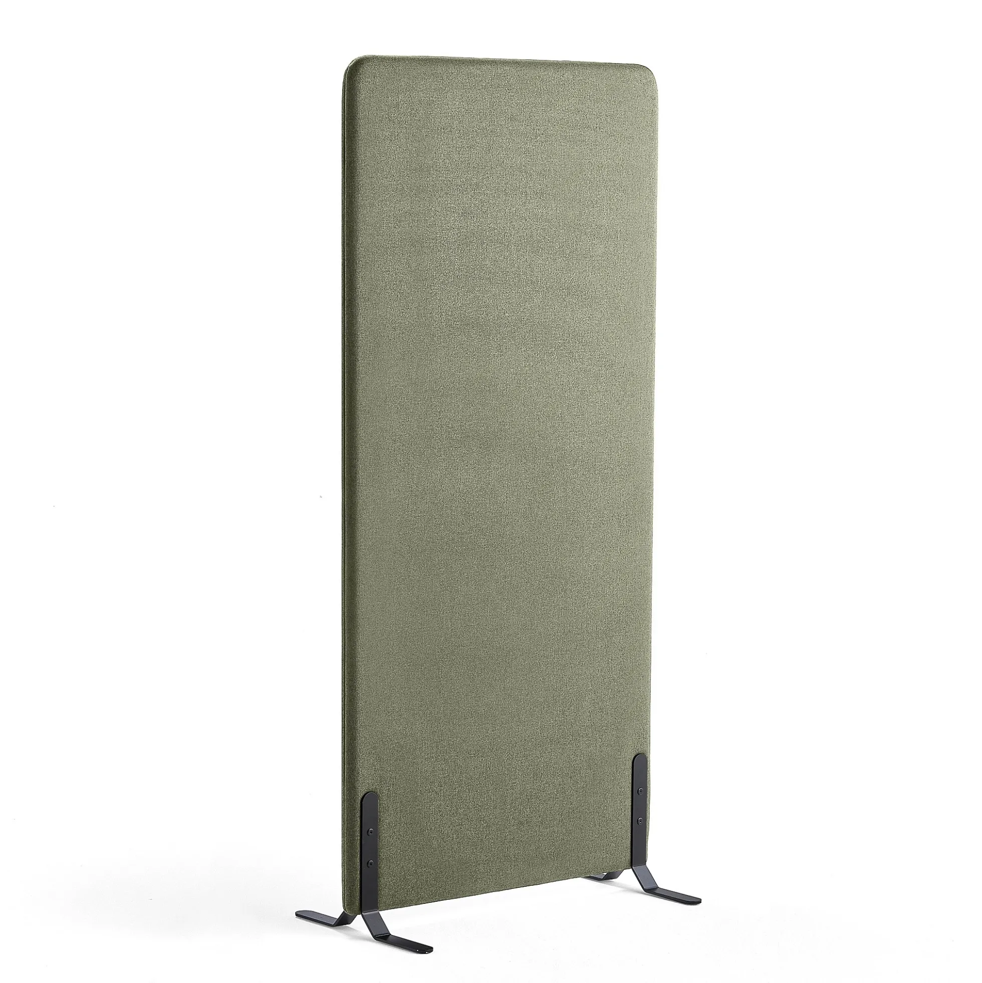Lattiasermi ZONE 1700x800x46 mm, kangas Rivet, mustat jalat, sinivihreä