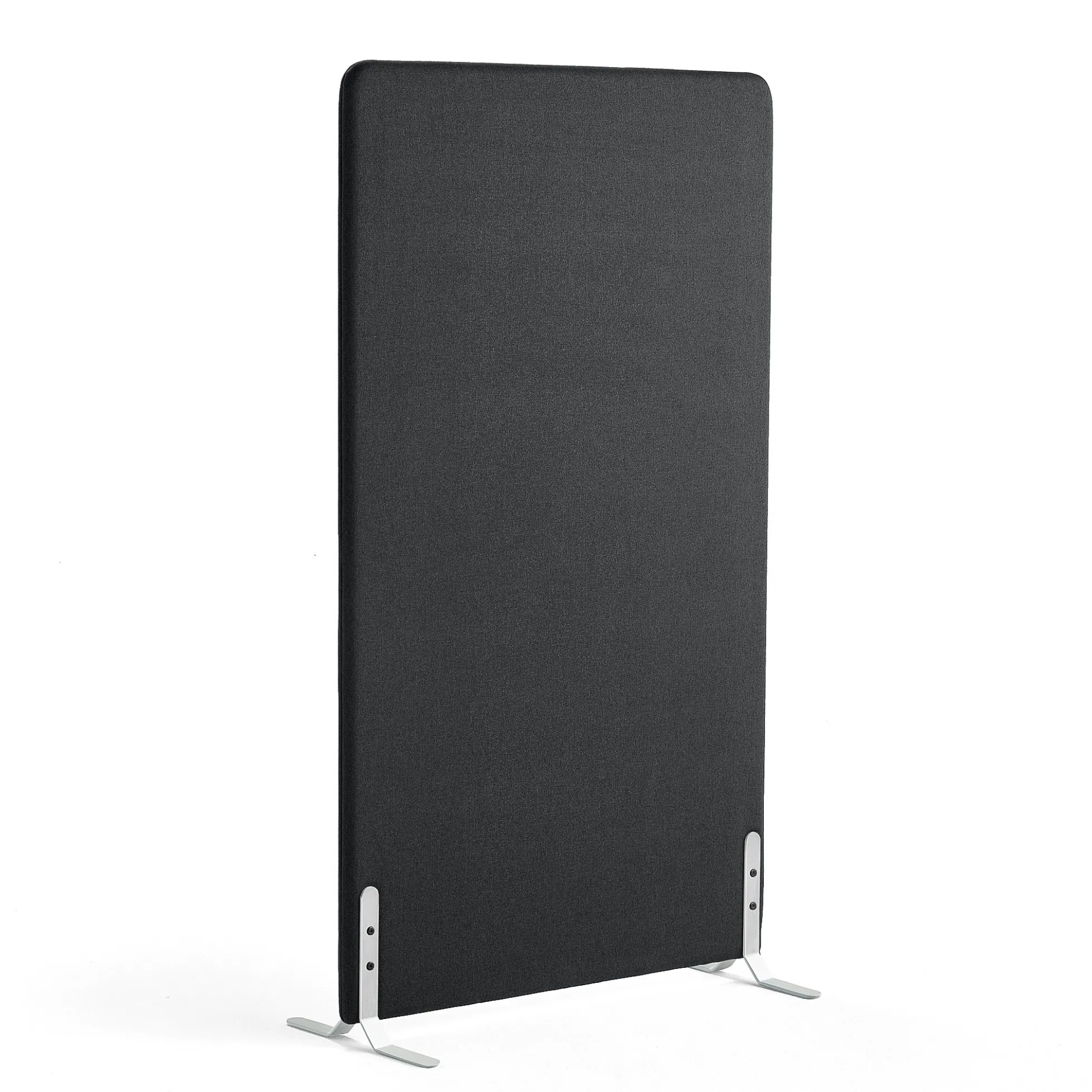 Lattiasermi ZONE 1700x1000x46 mm, kangas Rivet, valkoiset jalat, antrasiitinharmaa