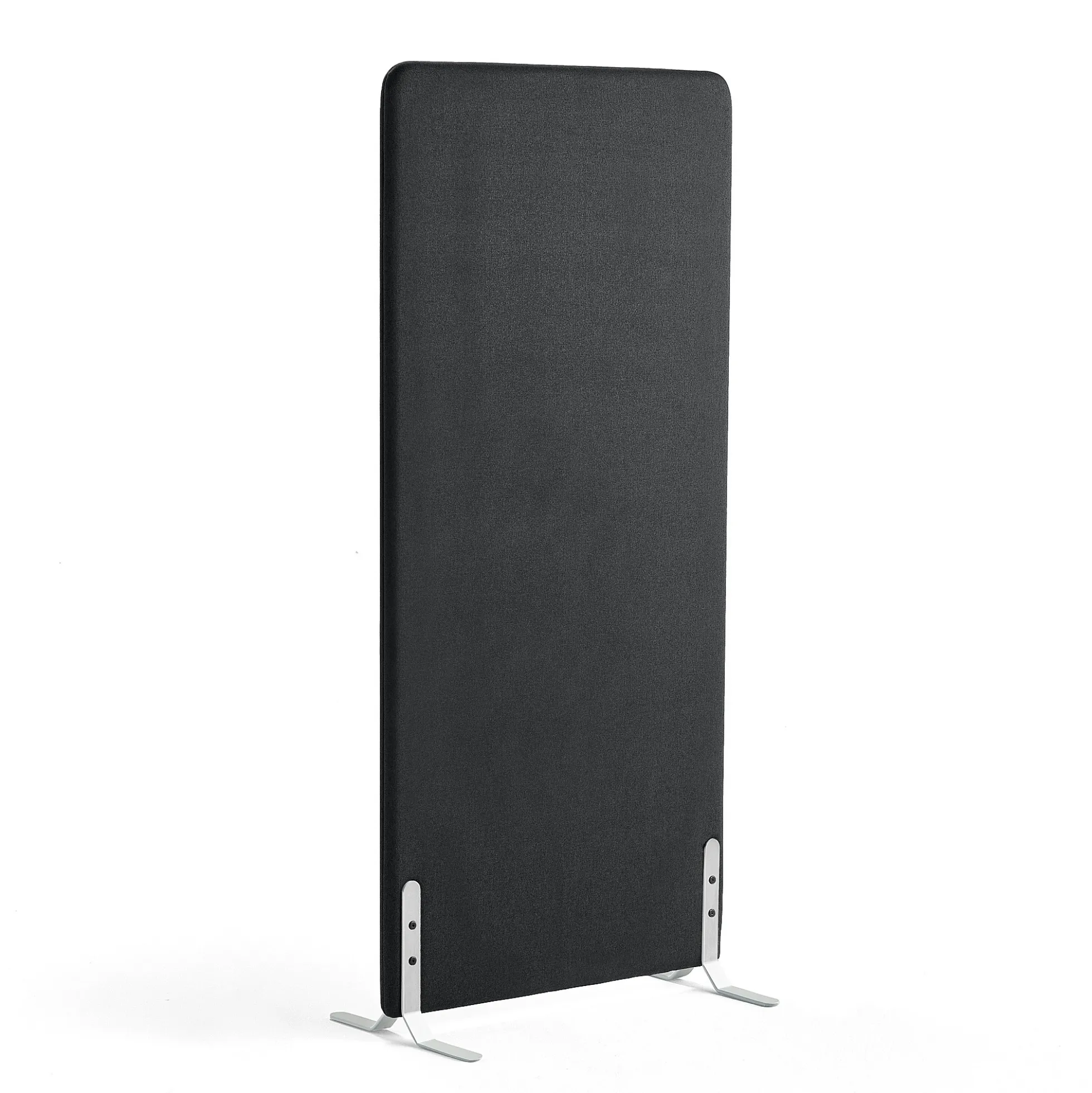 Lattiasermi ZONE 1700x800x46 mm, kangas Rivet, valkoiset jalat, antrasiitinharmaa