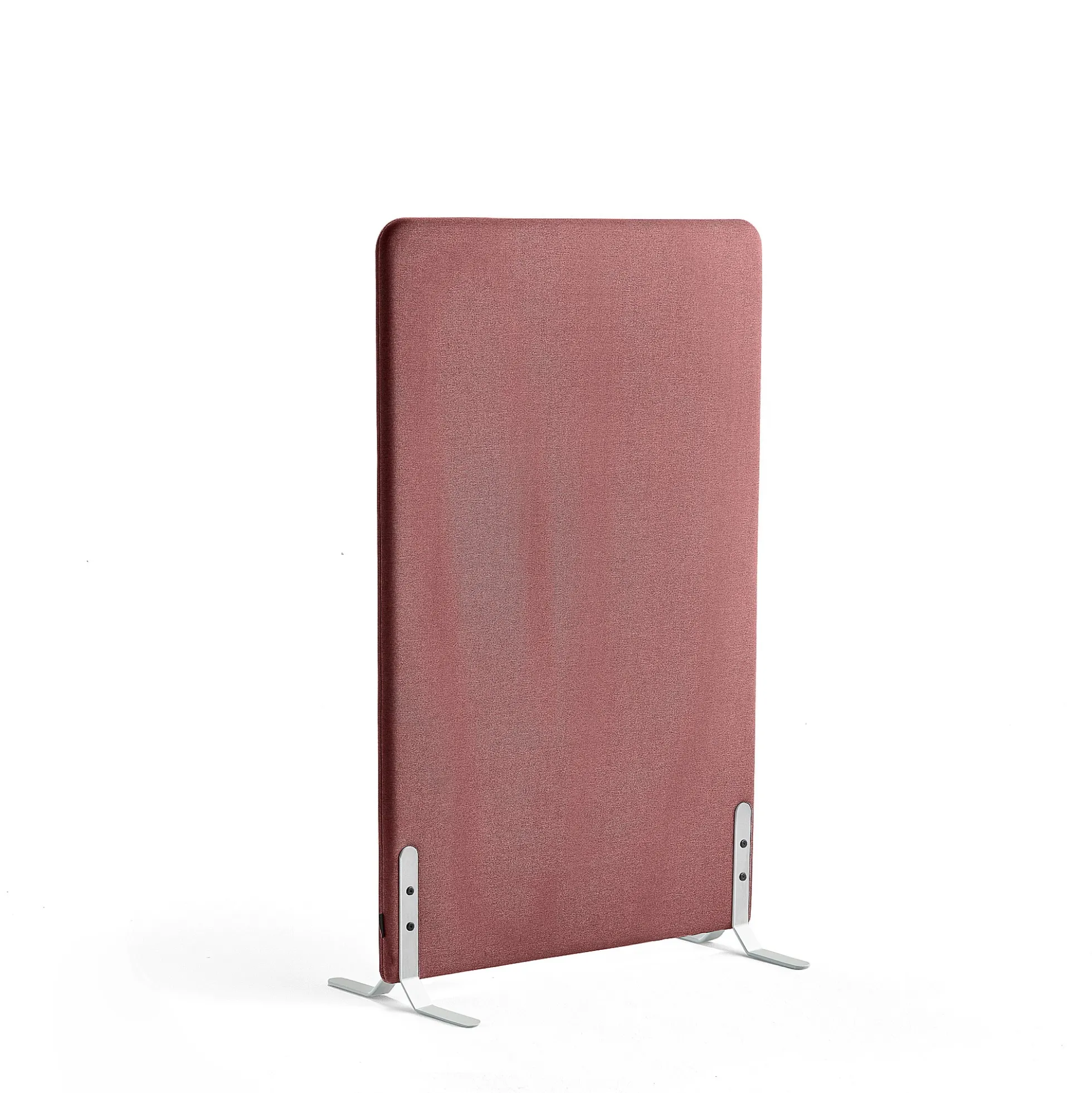 Lattiasermi ZONE 1360x800x46 mm, kangas Rivet, valkoiset jalat, luumu