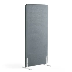 Lattiasermi ZONE 1700x800x46 mm, kangas Rivet, valkoiset jalat, siniharmaa