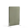 Lattiasermi ZONE 1360x1000x46 mm, kangas Rivet, valkoiset jalat, sinivihreä