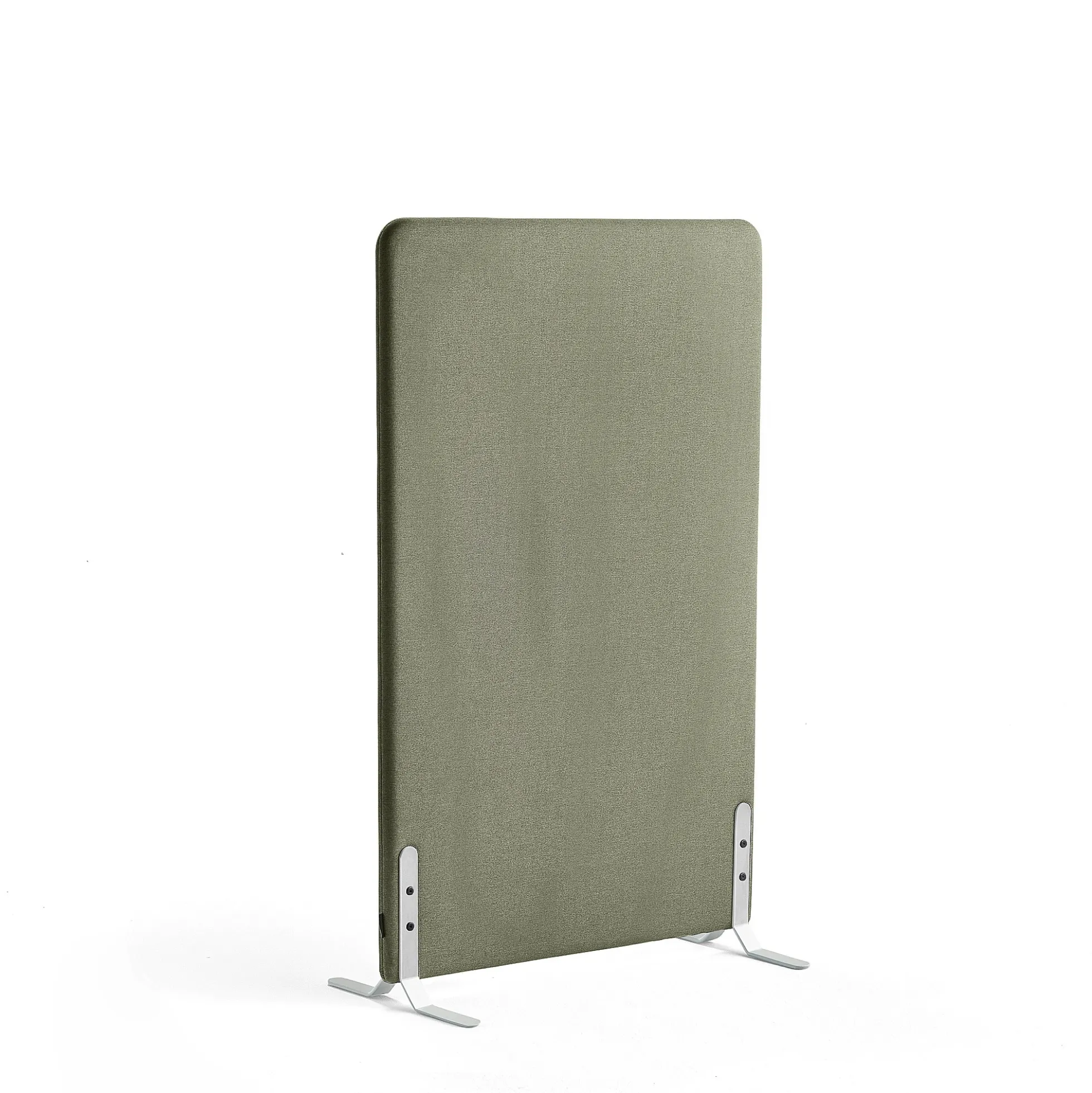 Lattiasermi ZONE 1360x800x46 mm, kangas Rivet, valkoiset jalat, sinivihreä