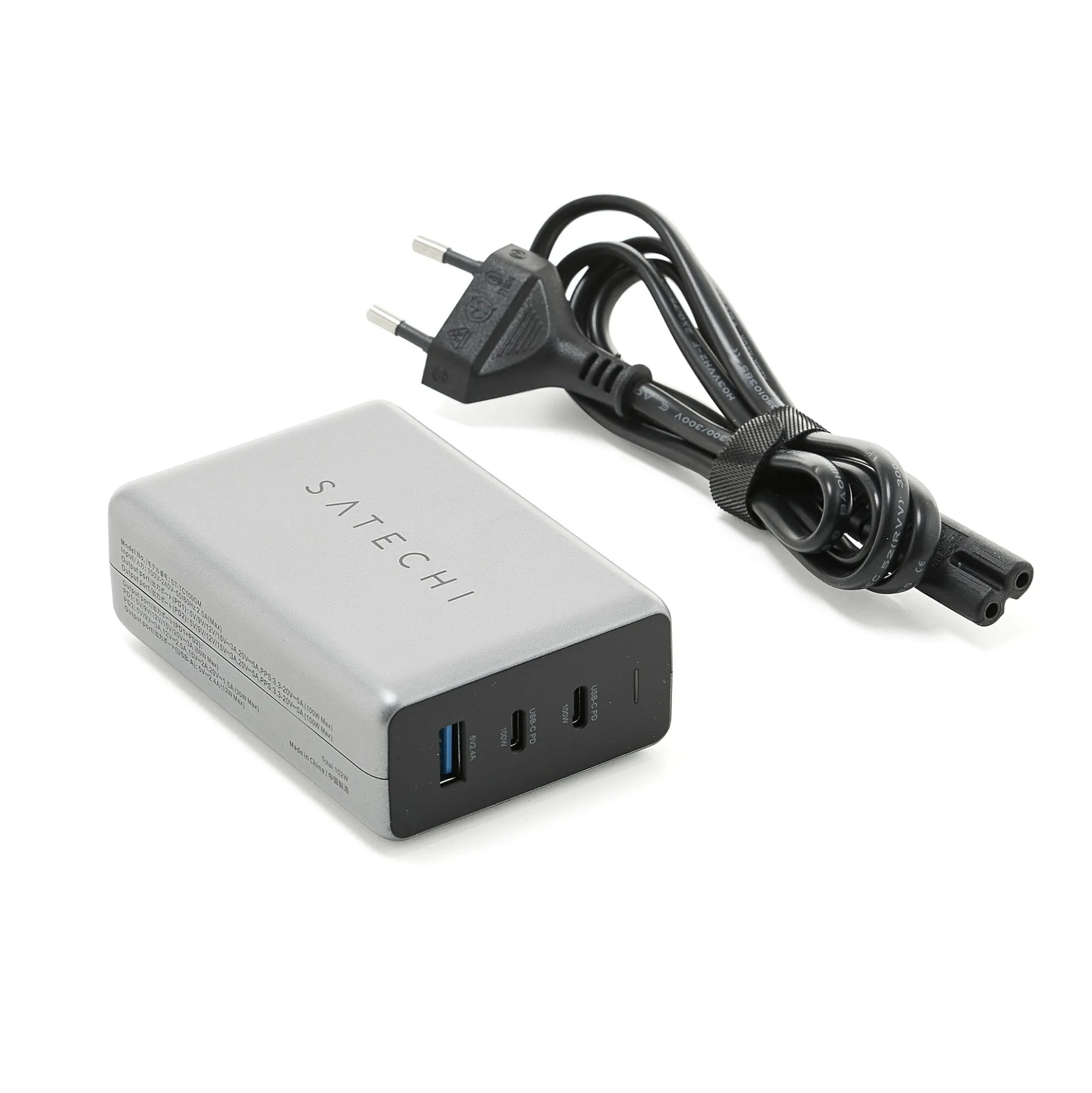 Laturi UNIFY 100 w, 1 usb-a, 2 usb-c