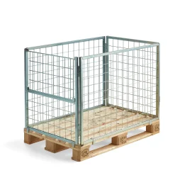 Lavahäkki VOLUME 1200x800x800 mm, taitettava lyhyt sivu