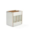 Lehtivaunu STORY 800x876x542 mm, valkoinen
