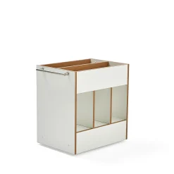 Lehtivaunu STORY 800x876x542 mm, valkoinen