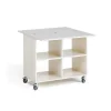 Leikkipöytä MINNA 4 lokeroa, 450x800x730 mm, valkoinen