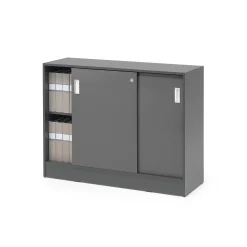 Liukuovikaappi FLEXUS 925x1200x415 mm, harmaa