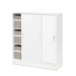 Liukuovikaappi FLEXUS 1325x1200x415 mm, valkoinen