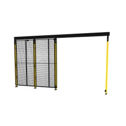 Liukuovi X-GUARD Sis. pylväät ja verkkoelementin, 2300x2200 mm