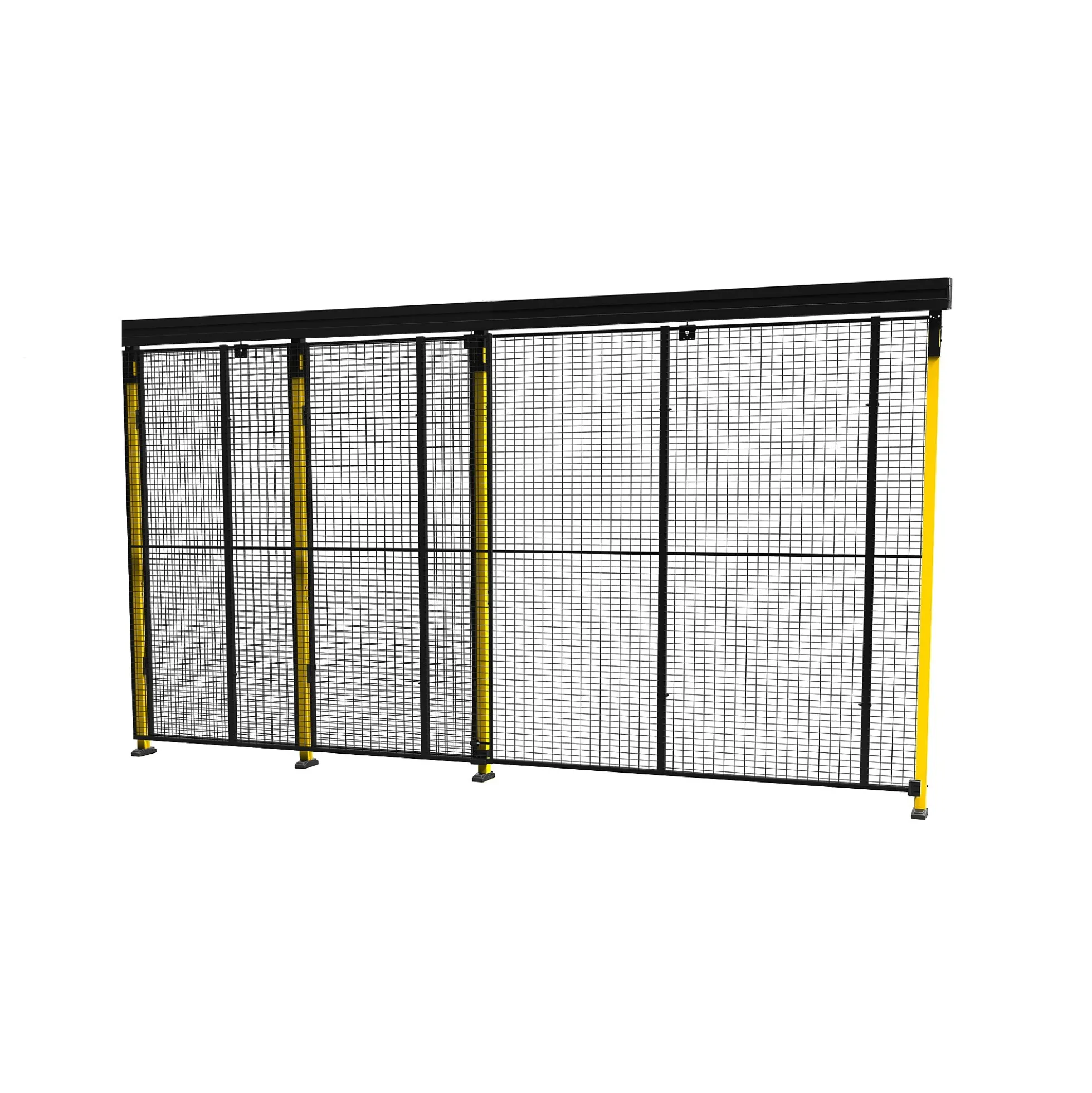 Liukuovi X-GUARD Sis. pylväät ja verkkoelementin, 2300x2200 mm