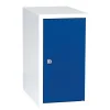 Lokerokaappi CUBE Valkoinen, sininen ovi, 450x250x400 mm