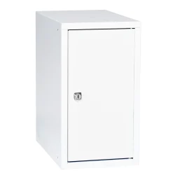 Lokerokaappi CUBE Valkoinen, valkoinen ovi, 450x250x400 mm
