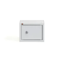 Lokerokaappi CUBE Valkoinen, valkoinen ovi, 150x200x150 mm