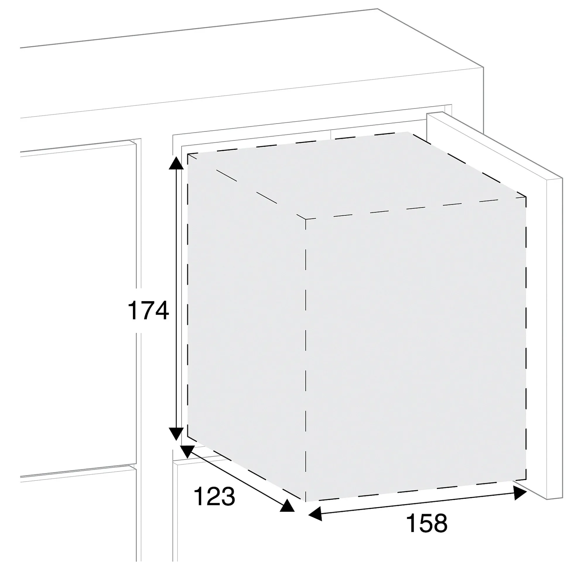 Lokerokaappi MULTICUBE 10 osaa, 1008x412x150 mm, vaaleanharmaa