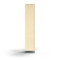 Lokerokaappi QBUS 5 lokeroa, jalusta, 2020x400x420 mm, hopeanharmaa, koivu