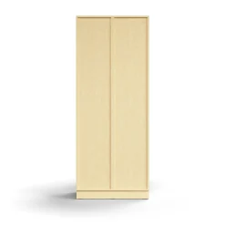 Lokerokaappi QBUS 10 lokeroa, sokkeli, 2020x800x420 mm, koivu
