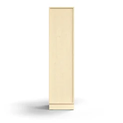 Lokerokaappi QBUS 4 lokeroa, sokkeli, 1636x400x420 mm, koivu