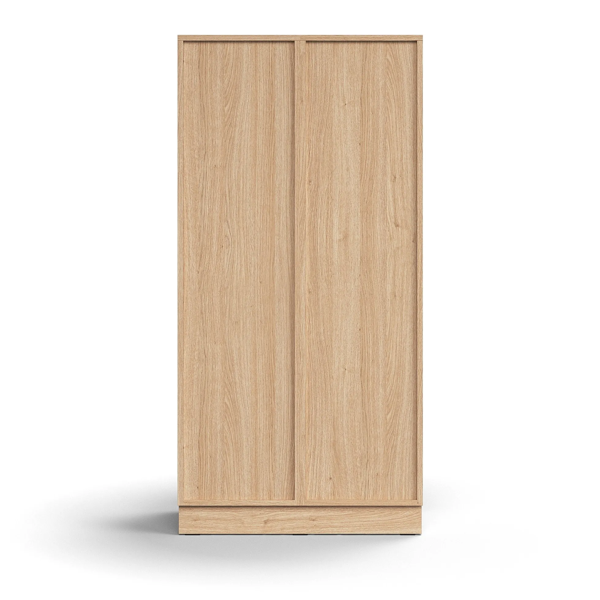 Lokerokaappi QBUS 8 lokeroa, sokkeli, 1636x800x420 mm, tammi