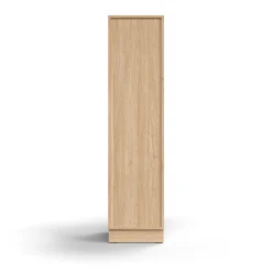 Lokerokaappi QBUS 4 lokeroa, sokkeli, 1636x400x420 mm, tammi