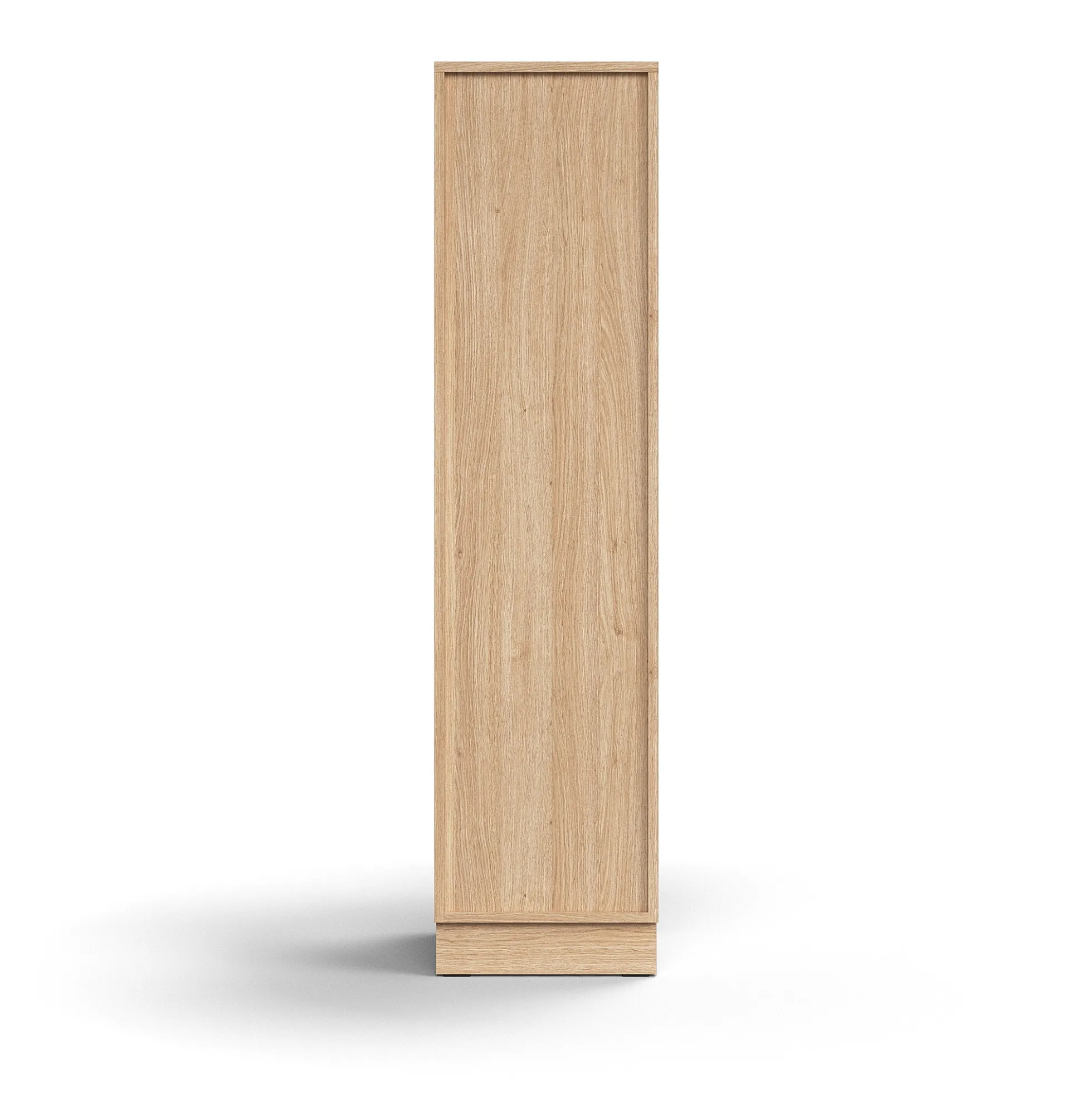 Lokerokaappi QBUS 4 lokeroa, sokkeli, 1636x400x420 mm, tammi