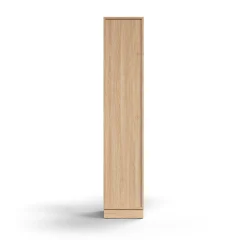 Lokerokaappi QBUS 5 lokeroa, sokkeli, 2020x400x420 mm, tammi