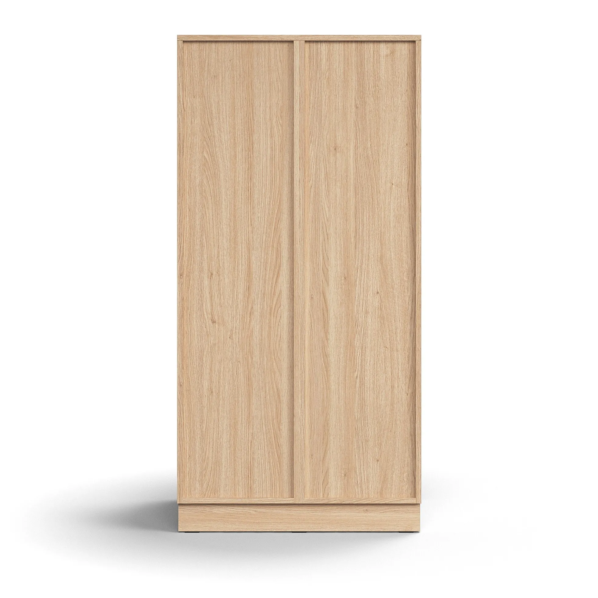 Lokerokaappi QBUS 6 lokeroa, sokkeli, 1636x800x570 mm, tammi