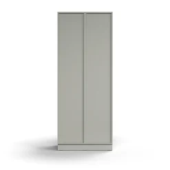 Lokerokaappi QBUS 10 lokeroa, sokkeli, 2020x800x420 mm, vaaleanharmaa