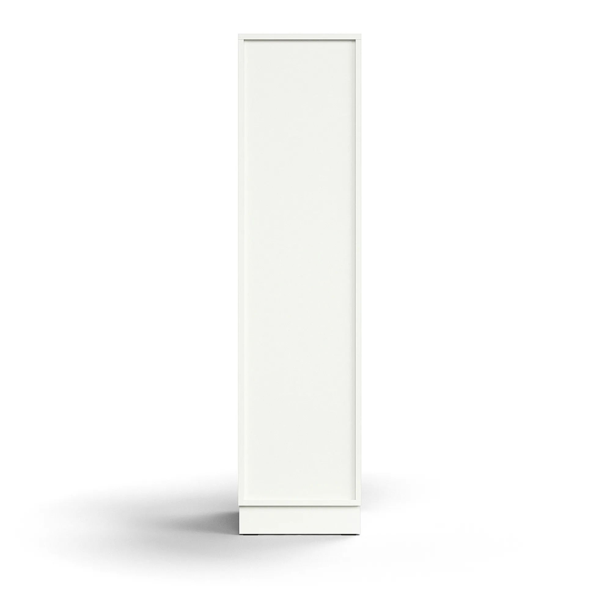 Lokerokaappi QBUS 4 lokeroa, sokkeli, 1636x400x420 mm, valkoinen