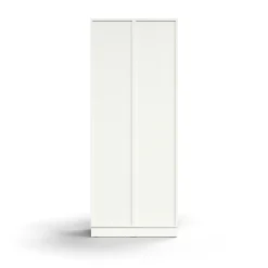 Lokerokaappi QBUS 10 lokeroa, sokkeli, 2020x800x420 mm, valkoinen