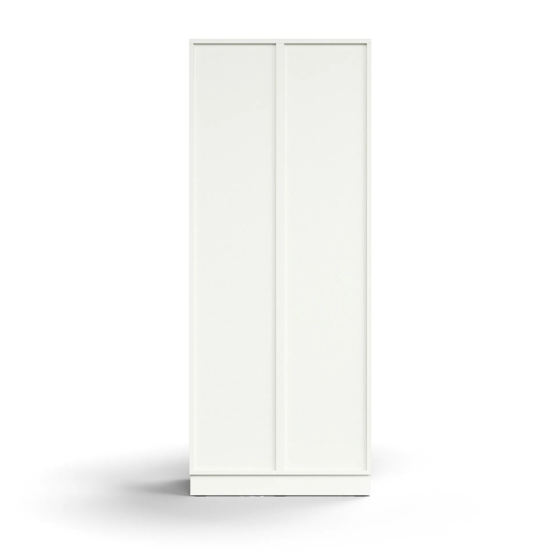Lokerokaappi QBUS 10 lokeroa, sokkeli, 2020x800x420 mm, valkoinen