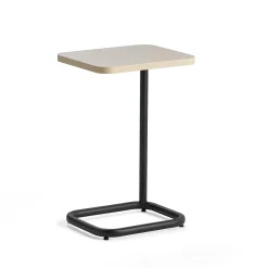 Läppäripöytä STANDBY 425x350x647 mm, musta jalusta, harmaa-beige pöytälevy