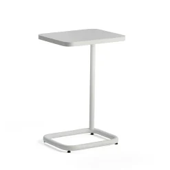 Läppäripöytä STANDBY 425x350x647 mm, valkoinen jalusta, valkoinen pöytälevy