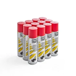 Merkkausmaali Ampere Traffic 500 ml, 12 kpl, punainen
