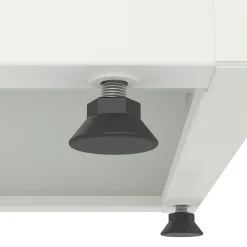 Metallikaappi STYLE 1000x1000x400 mm, valkoinen, sininen