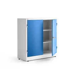 Metallikaappi STYLE 1000x1000x400 mm, valkoinen, sininen