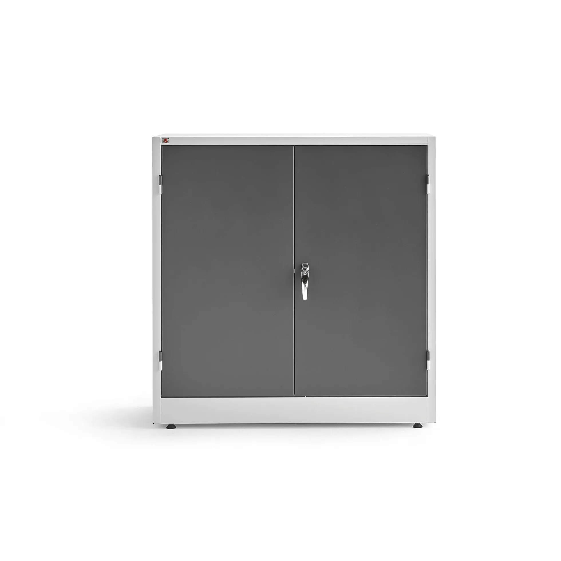 Metallikaappi STYLE 1000x1000x400 mm, valkoinen, tummanharmaa