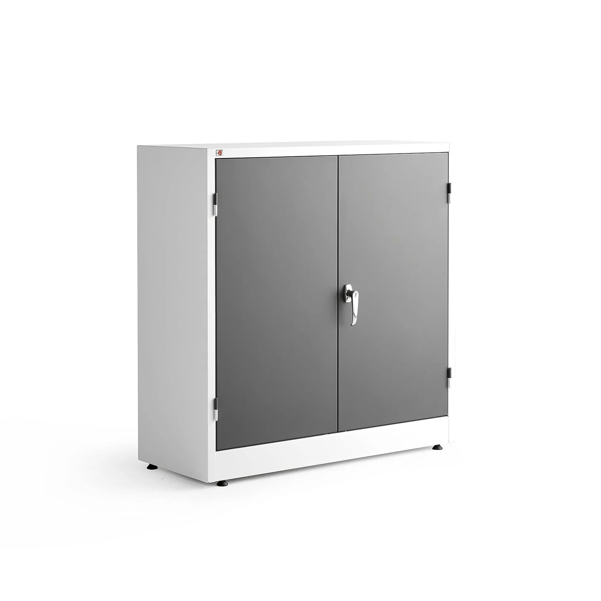 Metallikaappi STYLE 1000x1000x400 mm, valkoinen, tummanharmaa