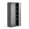 Metallikaappi SUPPLY 1900x1020x500 mm, tummanharmaa