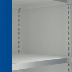 Metallikaappi SUPPLY 1900x1020x500 mm, valkoinen, sininen