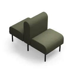 Moduulisohva VARIETY 1-istuttava, kaksipuolinen, kangas Blues CSII, oliivinvihreä