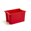 Muovilaatikko SPENCE Pinottava, 600x400x350 mm, 59 l, punainen