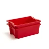 Muovilaatikko SPENCE Pinottava, 600x400x220 mm, 37 l, punainen