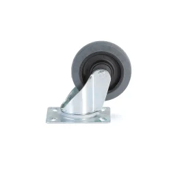 Nivelpyörä 125x40 mm, 250 kg, elastinen kumi