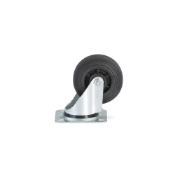 Nivelpyörä 100x30 mm, 80 kg, umpikumi