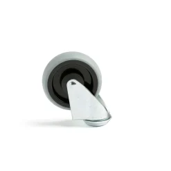 Nivelpyörä 100x32 mm, massivikumi, 90 kg, reiän koko: 10,2 mm