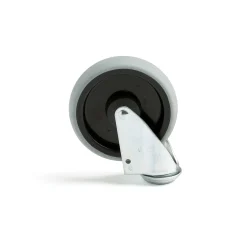 Nivelpyörä 125x32 mm, umpikumi, 100 kg, keskiöreikä 10,2 mm
