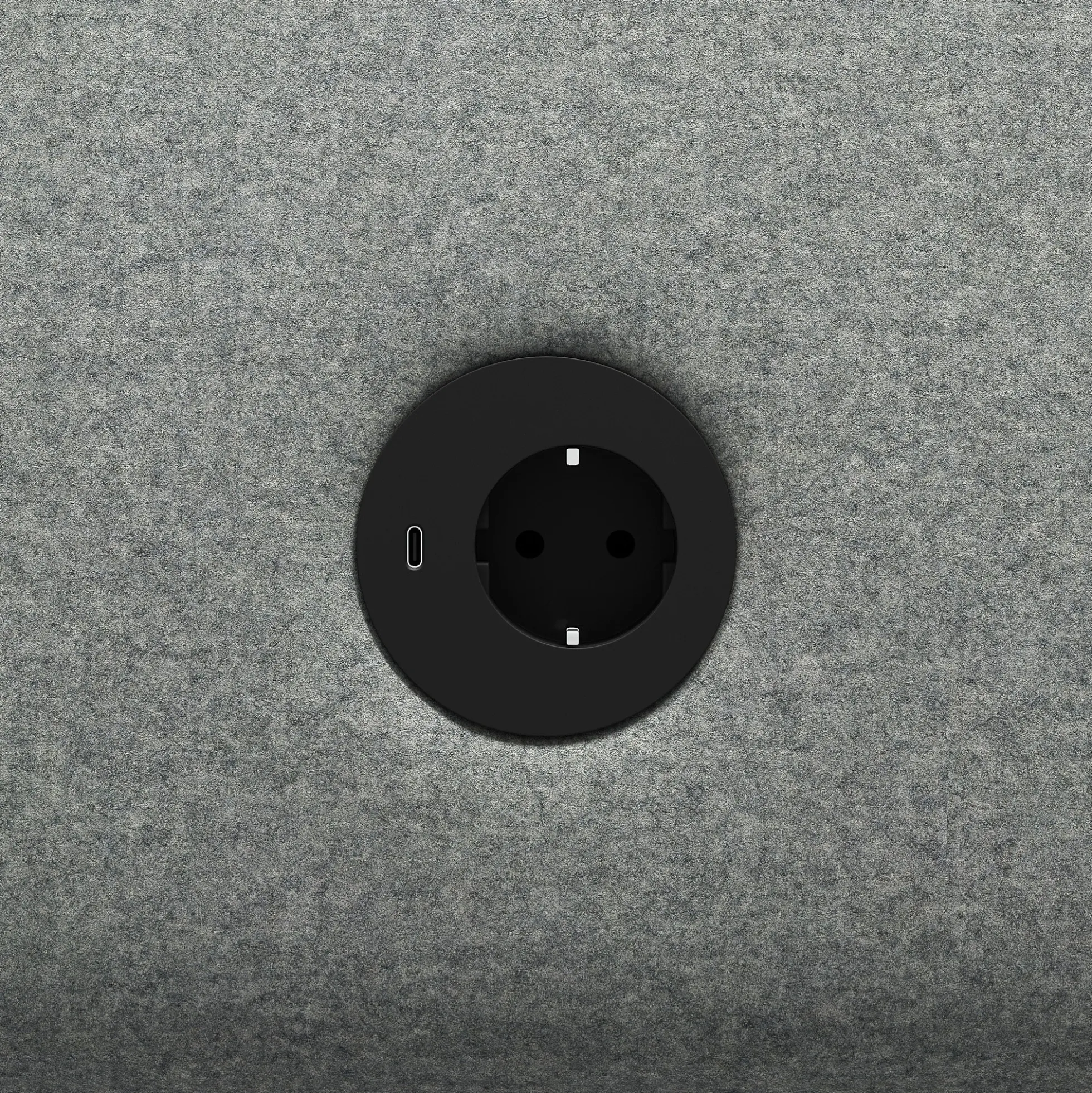Nojatuoli CLEAR SOUND Integroitu USB-portti, 1-istuttava, kangas Focus Melange, hopeanharmaa